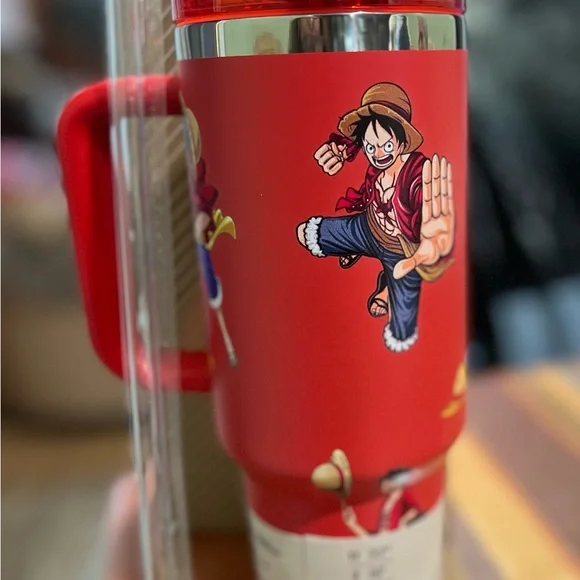 Stanley Vibrant Red Luffy Tumbler with Straw - Picture 2 of 3